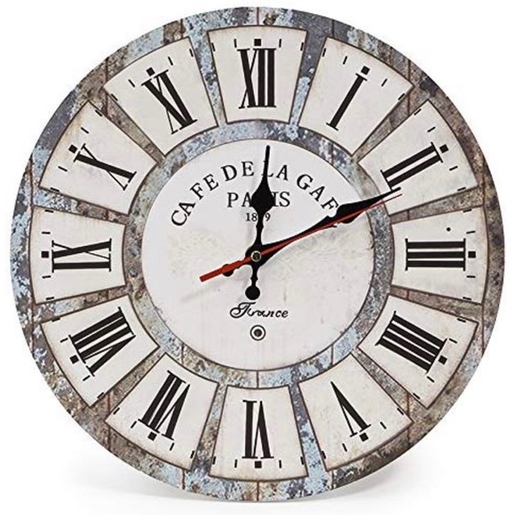 Wall Clock - Roman Numerals - Rustic - New in box - Picture 1 of 8